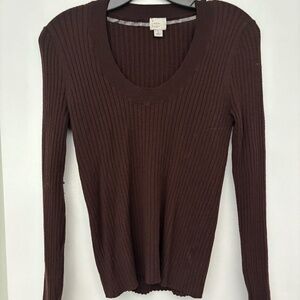 Brown Long Sleeve Shirt